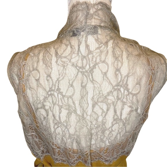 BCBG MaxAzria Runway Silk Lace Wrap Dress - Picture 7 of 15